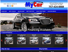 Tablet Screenshot of mycarllc.com